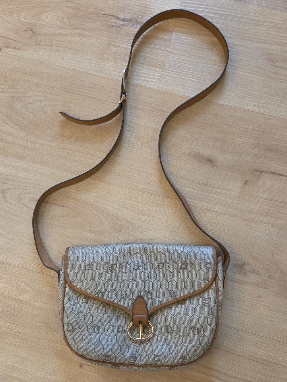 Vintage Christian Dior Honeycomb Flap Bag